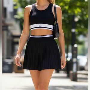 ALO Yoga Black Skirt Set